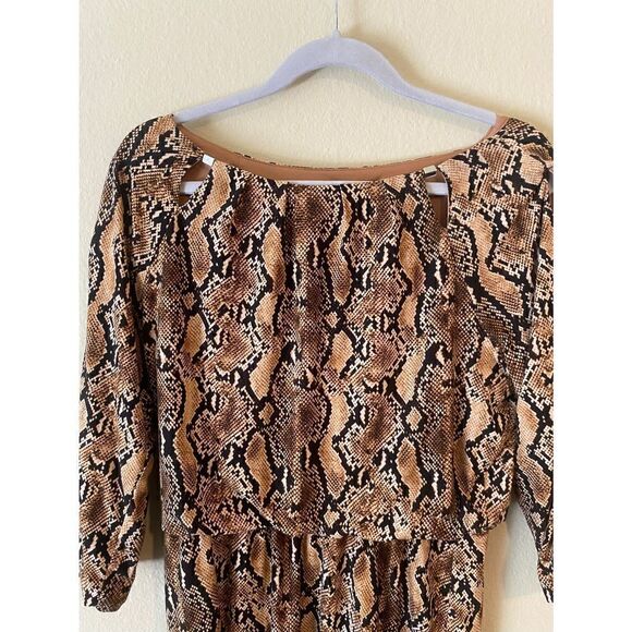 Small Thalia Sodi snake print dress - Picture 3 of 5